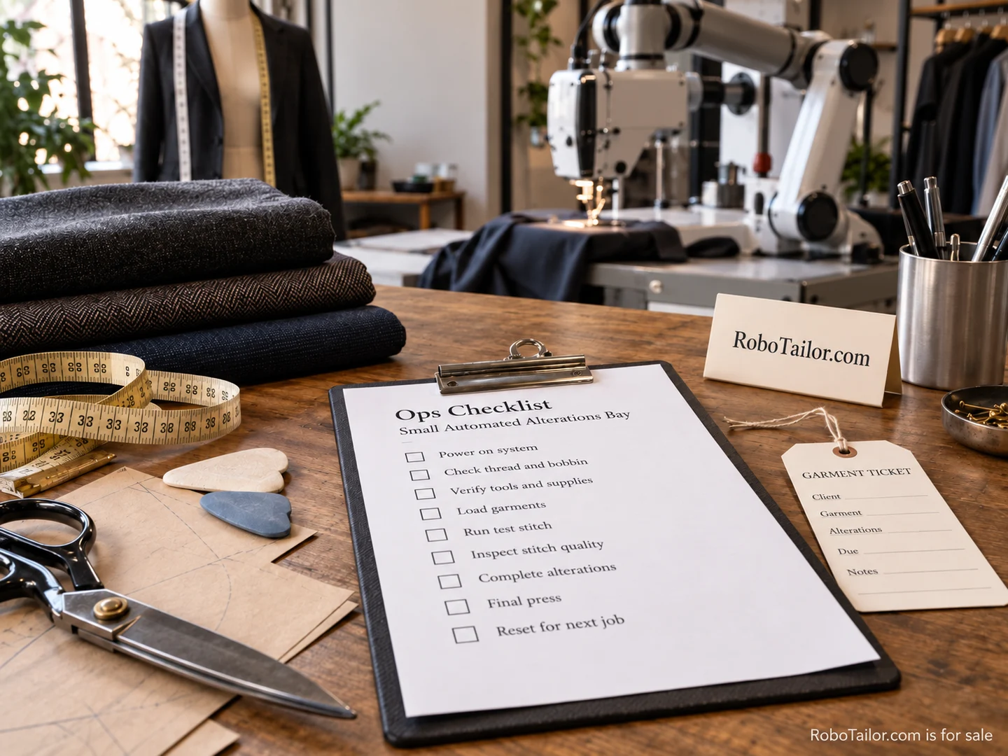 DFY.co brand materials and finished packaging on a warm wood surface